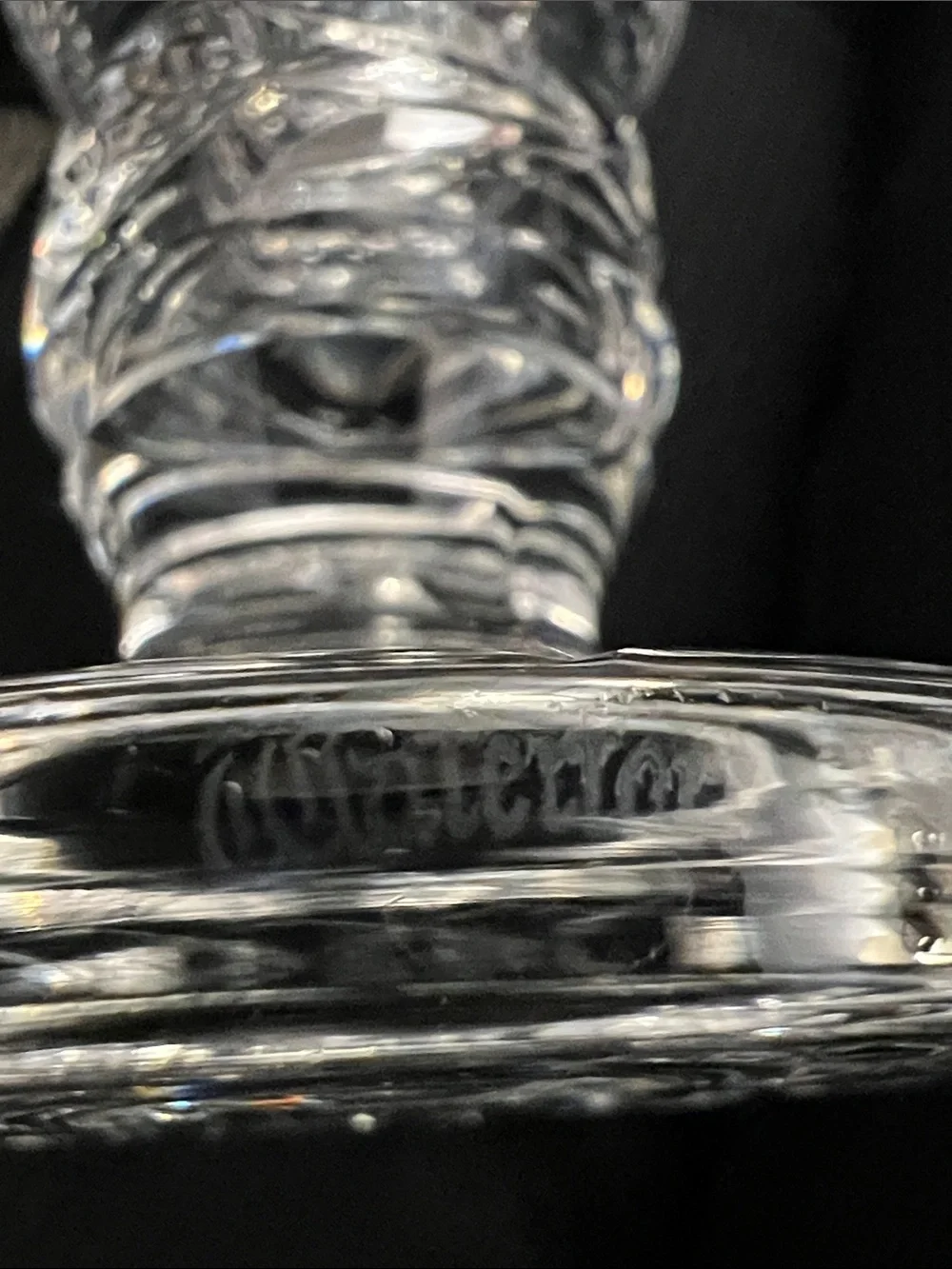Pair of Waterford Crystal Candle Holders